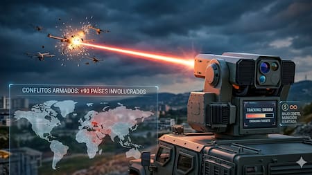 El auge de los láser en la guerra: la respuesta al avance imparable de los drones