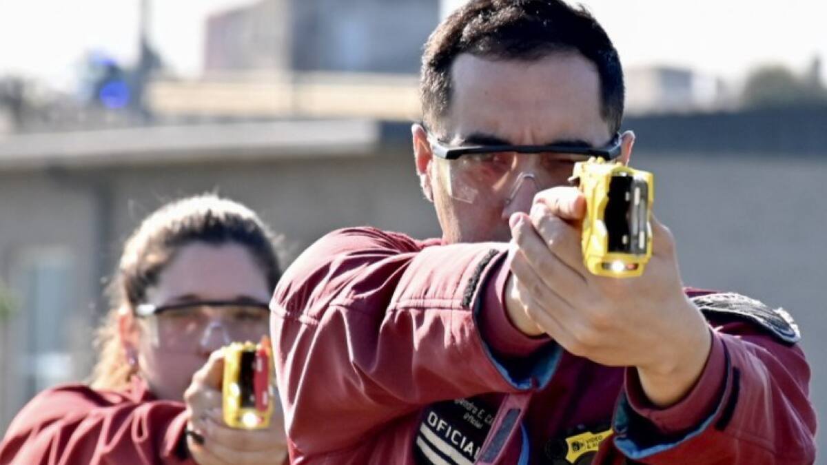 Pistolas Taser. Foto: NA