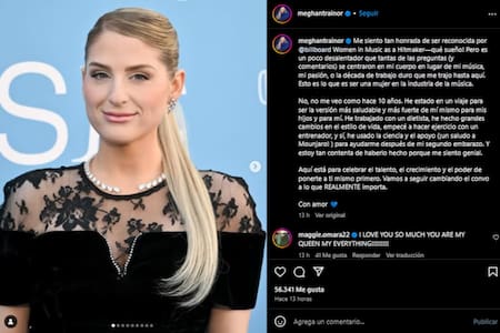 El descargo de Meghan Trainor. Fuente: Instagram @Meghantrainor