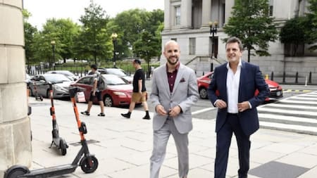 Juan González y Sergio Massa. Foto: NA.