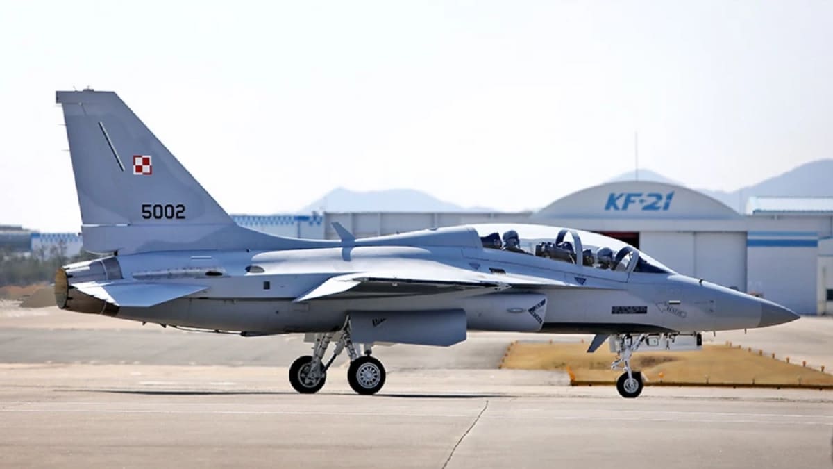El avión caza KAI FA-50 de Corea del Sur.