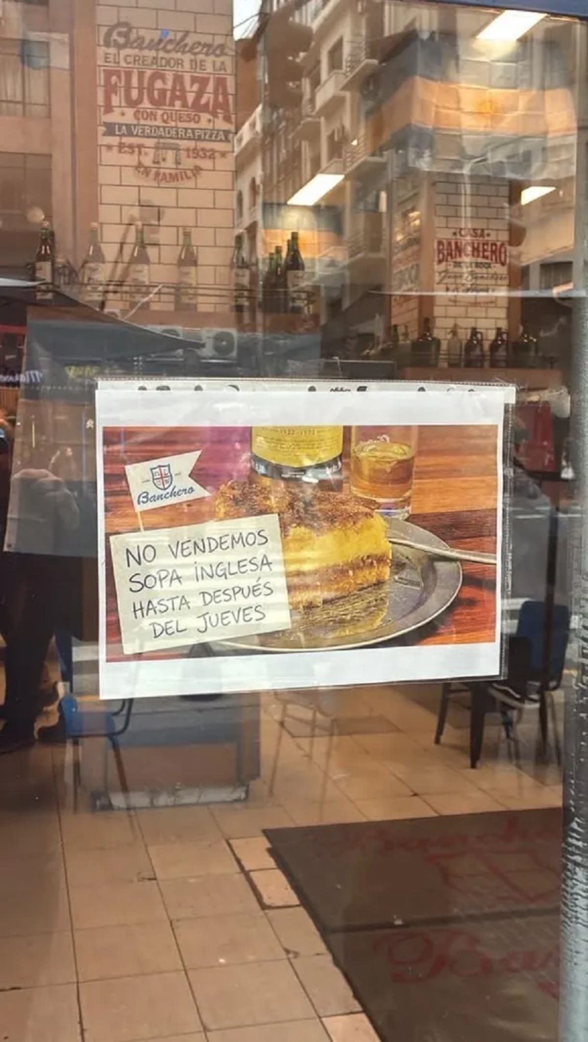 Banchero "hace patria"