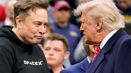 Elon Musk y Donald Trump. Fotos: REUTERS.