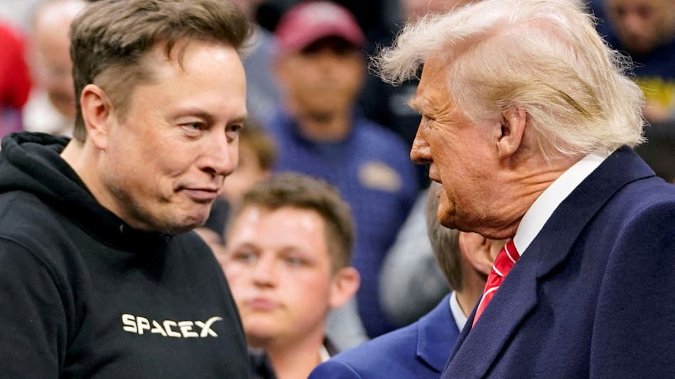 Elon Musk y Donald Trump. Fotos: REUTERS.