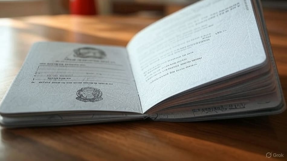 Pasaporte. Foto: Grok.