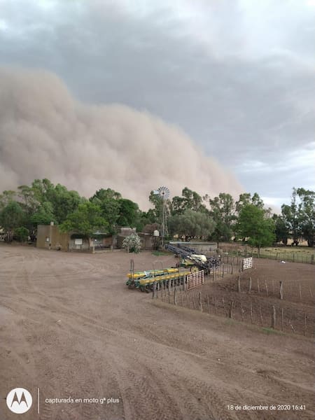 Impresionante tormenta en La Pampa 7
