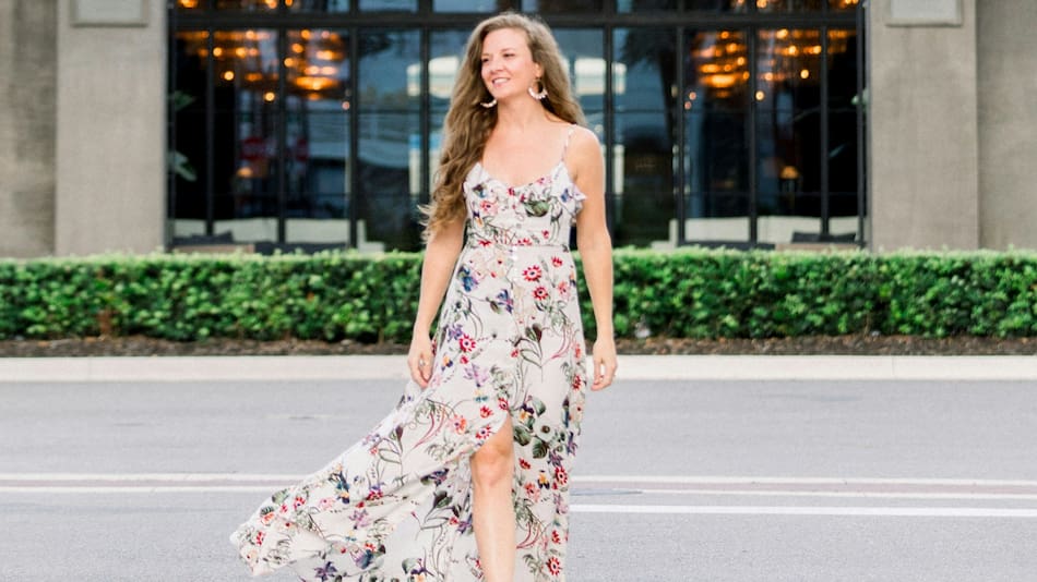 Vestido floreado