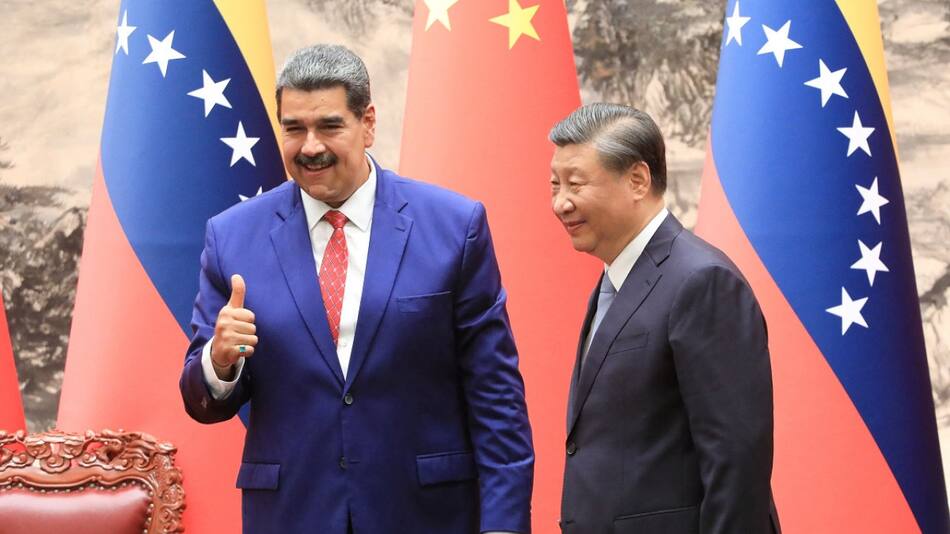 Nicolás Maduro y Xi Jinping. Foto: Reuters.