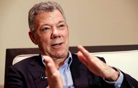 El expresidente colombiano Juan Manuel Santos, en una fotografía de archivo. EFE