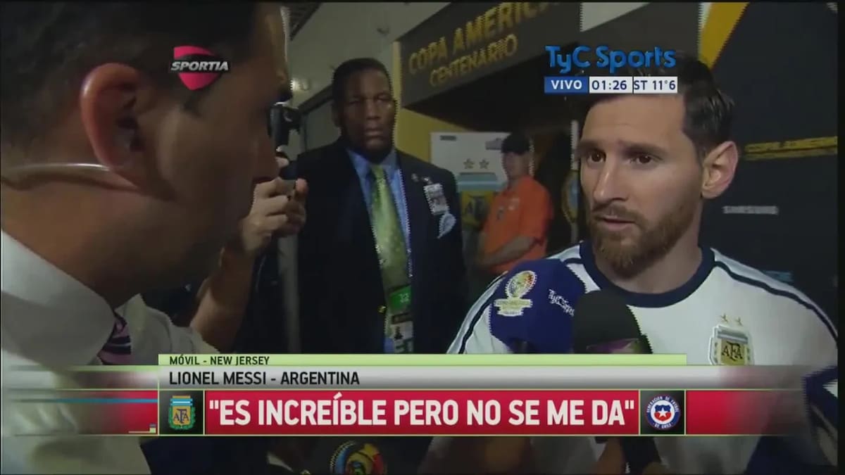 Renuncia de Messi a la Selección