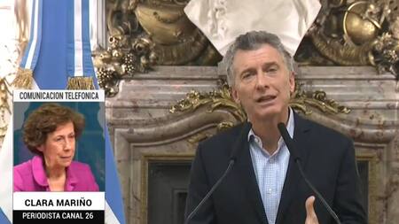 Clara Mariño - Mauricio Macri - Crisis económica - FMI