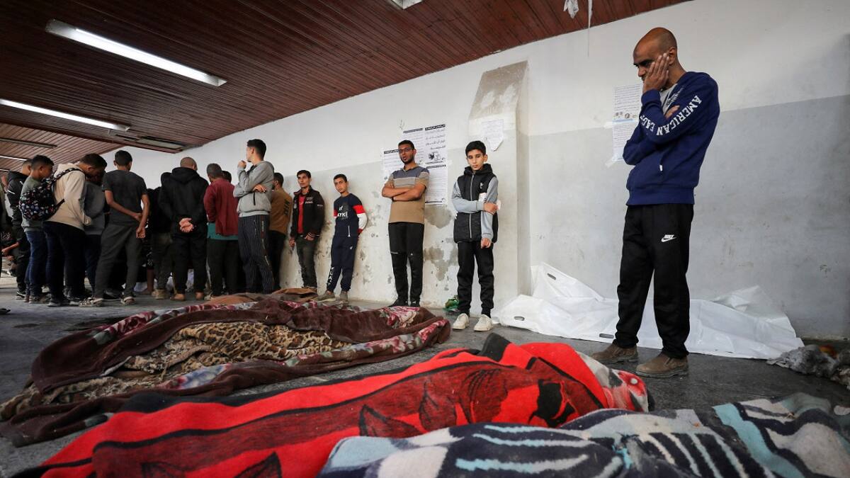 Crisis humanitaria en la Franja de Gaza y más de 43 mil muertos. Foto: Reuters.