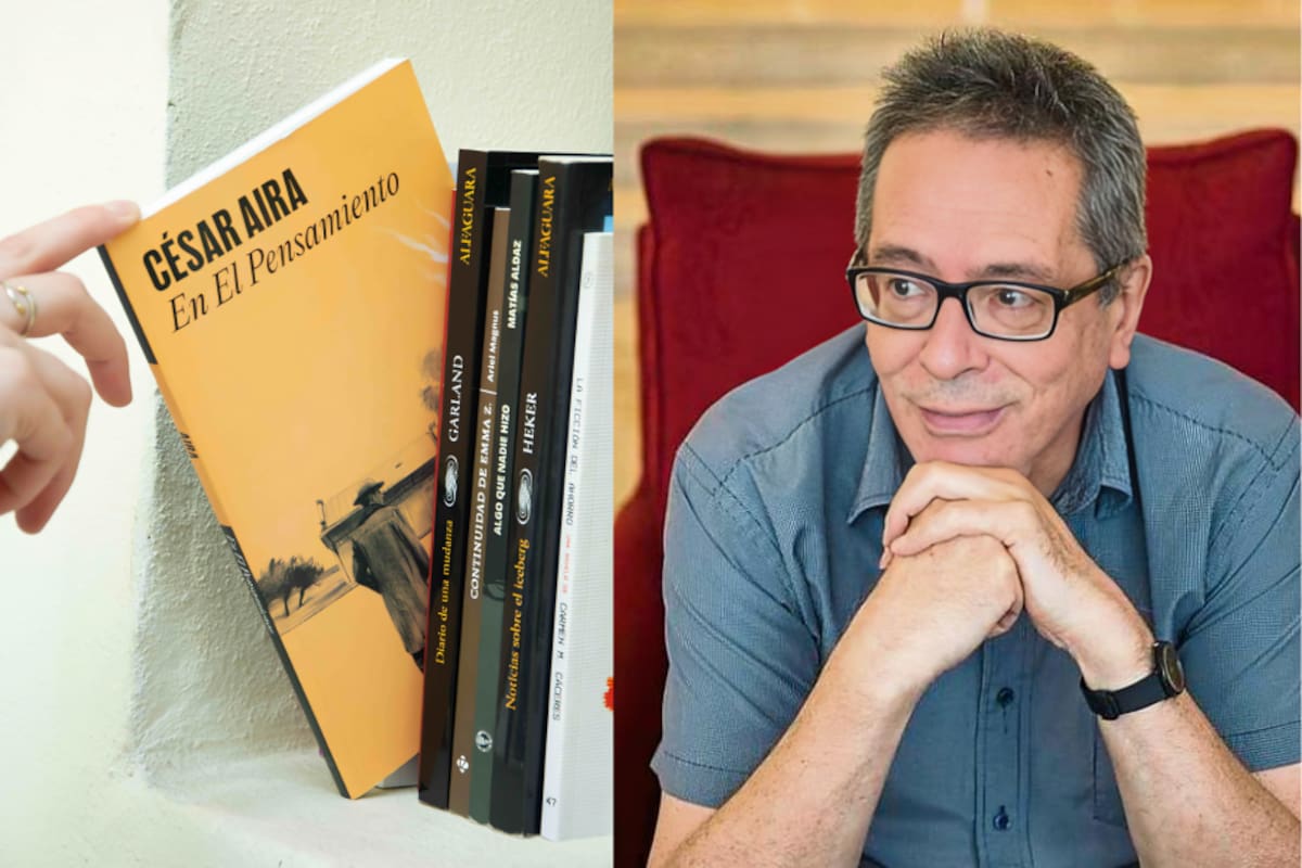 César Aira; escritor argentino.