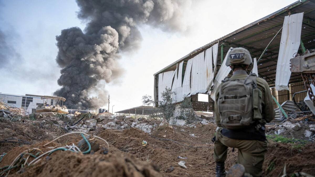 Ataque israelí en Gaza. Foto: Reuters.