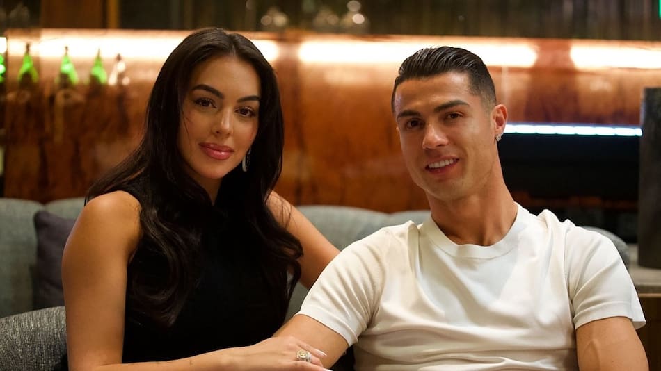 Georgina Rodríguez y Cristiano Ronaldo.