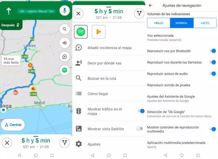 Activar detección de radares en Google Maps. Foto: Xataka Móvil.