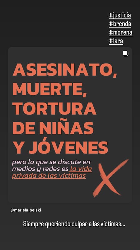 El mensaje de Julieta Prandi tras el triple femicidio en Florencio Varela.