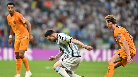 Argentina vs Países Bajos. Foto: EFE