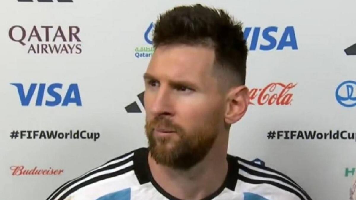 "¿Qué mirás, bobo? Andá para allá": el enojo de Messi