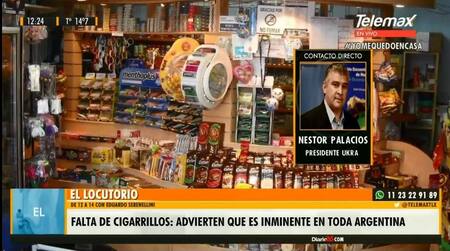 Néstor Palacios, presidente de UKRA, Unión Kioscos República Argentina, Eduardo Serenellini, RADIO LATINA