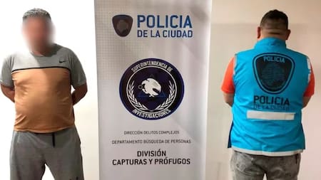 Detención del hombre. Foto: Policía