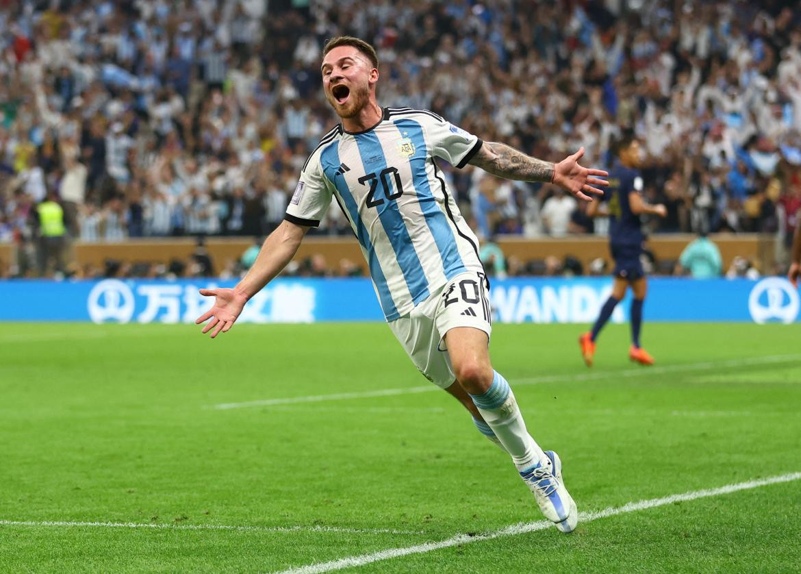El gran Mundial de Alexis Mac Allister. Foto: Reuters