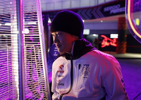 Yuki Tsunoda, piloto de la escudería Racing Bulls, de Fórmula 1. Foto: Reuters.