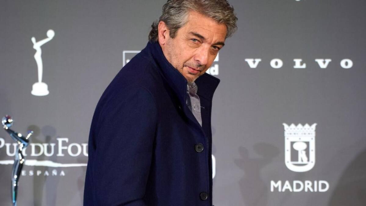 Ricardo Darín en los Premios Platino del Público. Foto: Instagram @premios_platino.