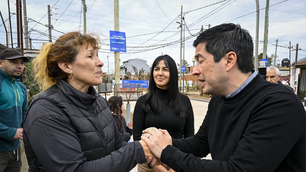 Nardini destacó la obra pública en Malvinas Argentinas.