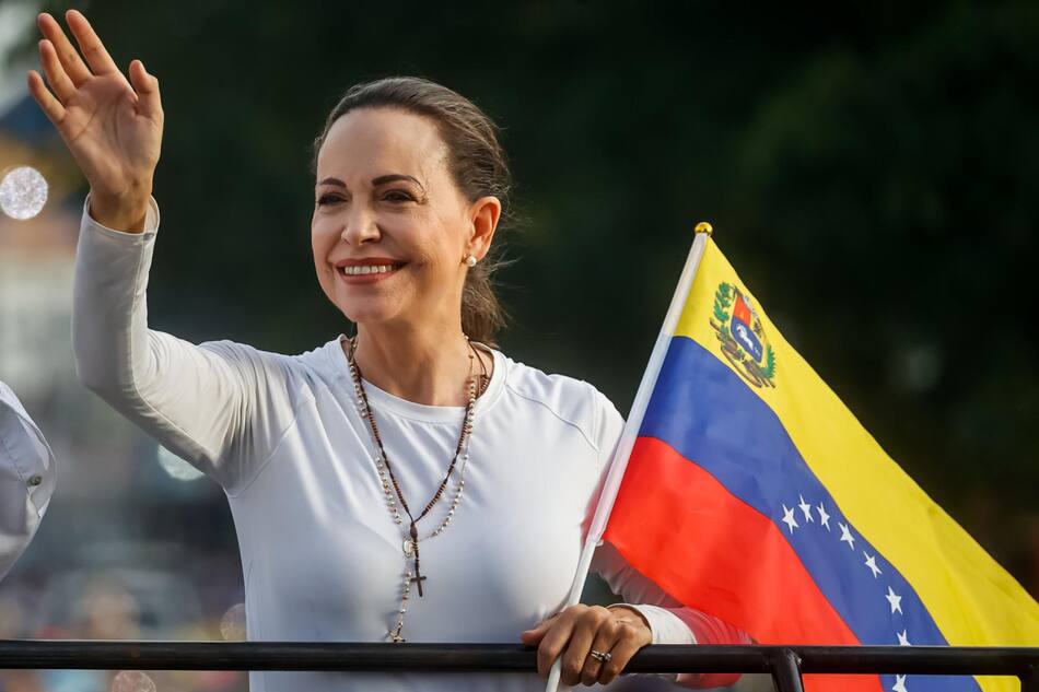 María Corina Machado. Foto: EFE.