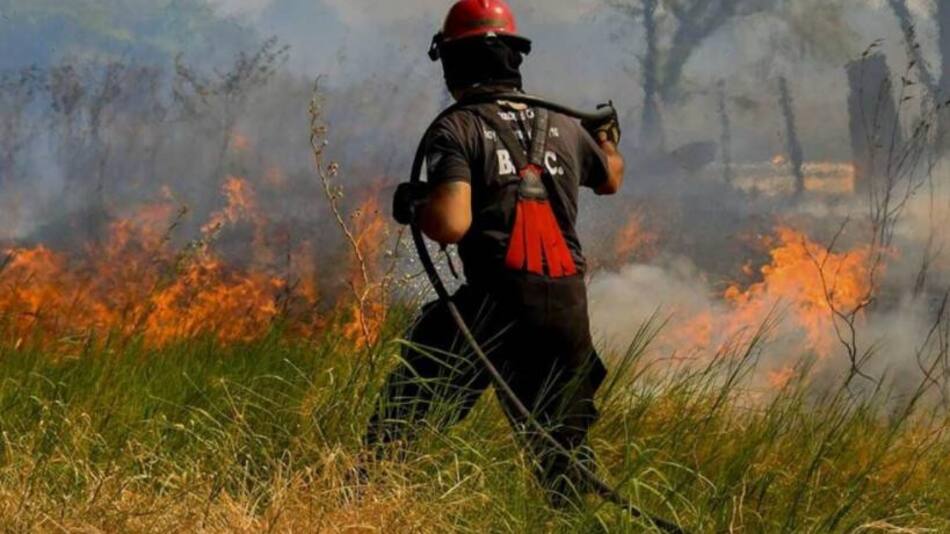 Incendios en Corrientes, foto NA