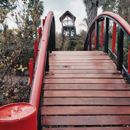 Mizujo, una encantadora aldea japonesa en Buenos Aires. Foto Instagram @mizujocampolibre_oficial