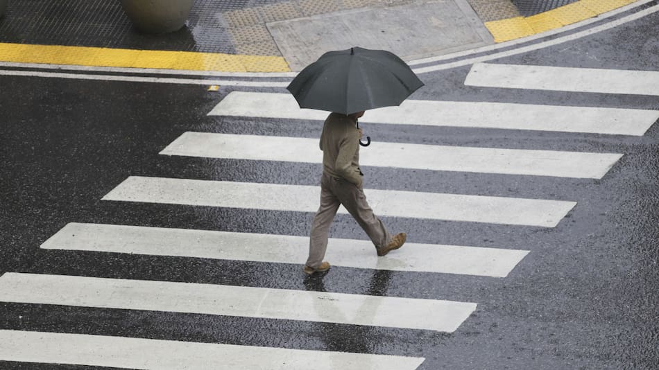 Lluvias en Buenos Aires. Foto: NA/Daniel Vides