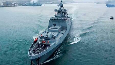 Buque ruso, foto archivo EFE