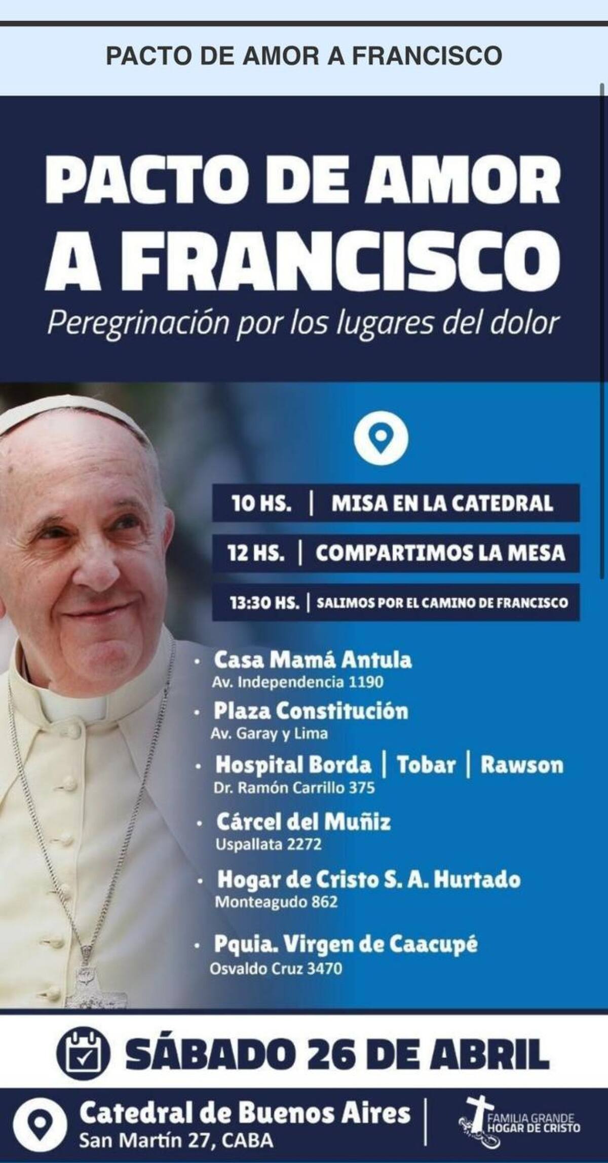 El camino de Francisco.