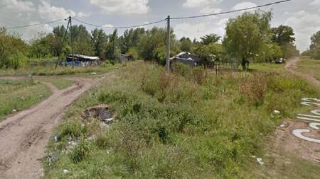 Fratricidio en Moreno, lugar del hecho, captura Google Maps
