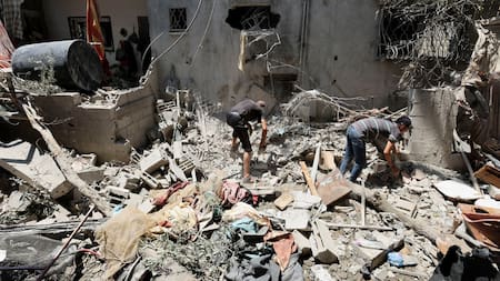 Víctimas de Gaza. Foto: Reuters.