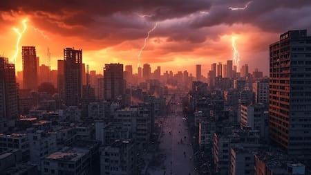 Cómo y cuándo será el fin del mundo, según Newton. Foto: Grok.