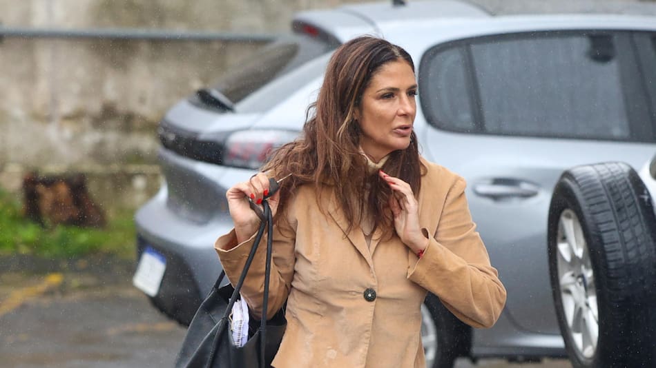 Julieta Makintach en el juicio por la muerte de Maradona. Foto: EFE.