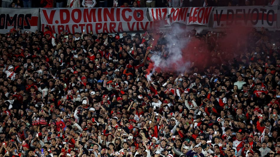 El Monumental, repleto para otro partido de Libertadores. Foto: Reuters
