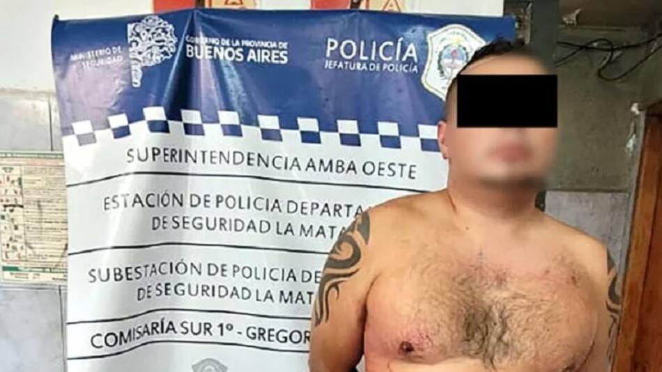 José Luis Sosa, cuando fue detenido