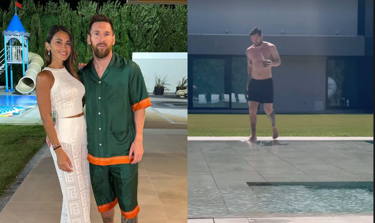 La casa de Lionel Messi en Funes, cerca de Rosario.
