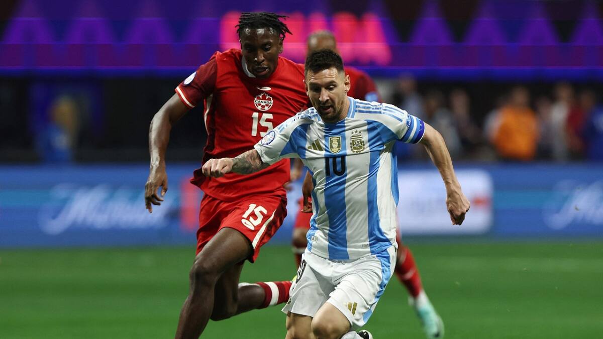 Lionel Messi; Selección Argentina vs. Canadá; Copa América 2024. Foto: Reuters.