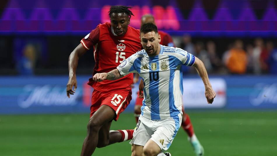 Lionel Messi; Selección Argentina vs. Canadá; Copa América 2024. Foto: Reuters.