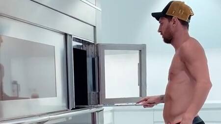 Lionel Messi, parrilla, asado