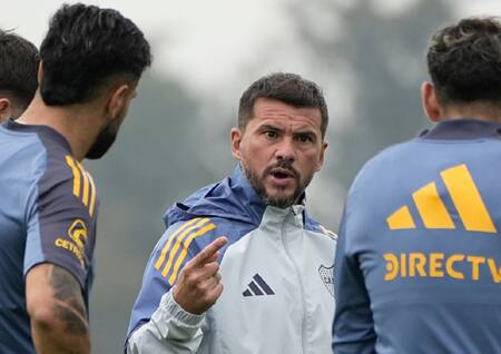 Mariano Herrón, DT interino de Boca Juniors. Foto: X @BocaJrsOficial