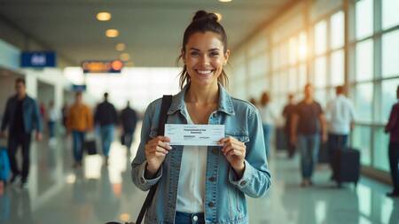 Viajar con millas aéreas. Foto generada con IA en Freepik.com.