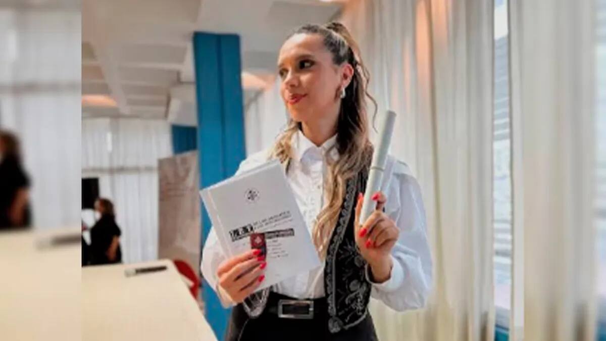 Agostina Páez, quien fue demorada luego de ser acusada de racismo