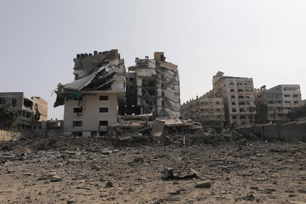 Bombardeos israelíes en Gaza. Foto: EFE