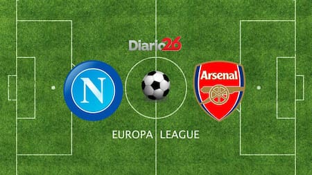 Europa League, Nápoli vs. Arsenal, fútbol, deportes, Diario26